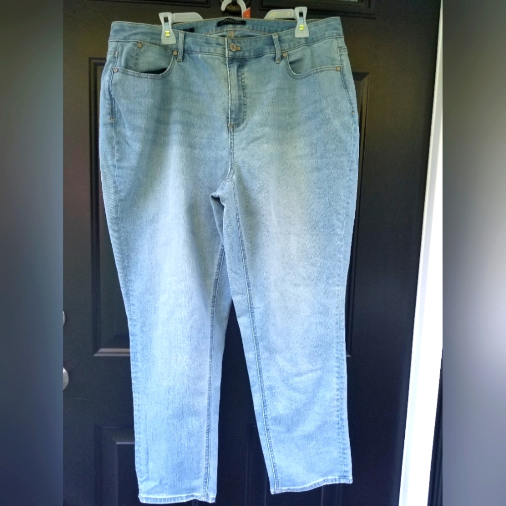 Womans Talbots 18w slim ankle curvy jeans